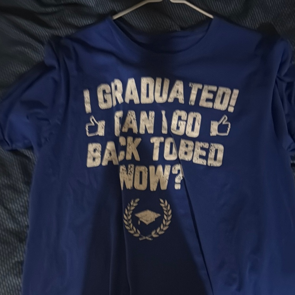 Blue Short Sleeve Graduation Tee